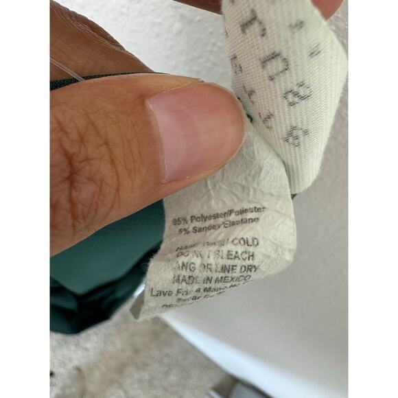 Janette Plus Green Off Shoulder Wide Leg Jumpsuit 2X - Picture 7 of 8